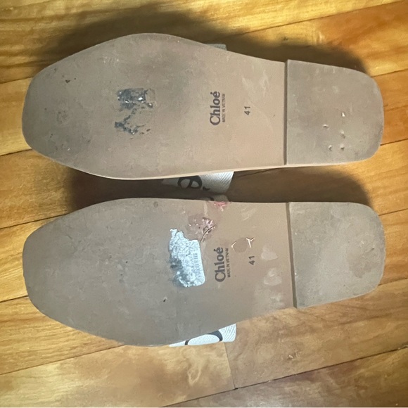 Chloe Woody flat mule - Picture 3 of 4